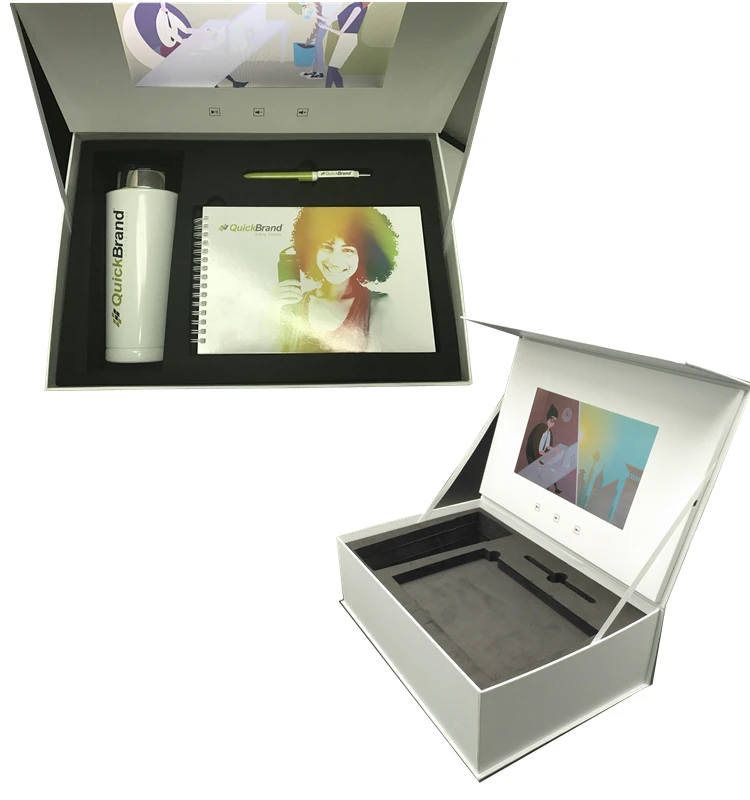 Etg Video Book,Digital Lcd Brochure Box With 7 Inches Lcd Display For
