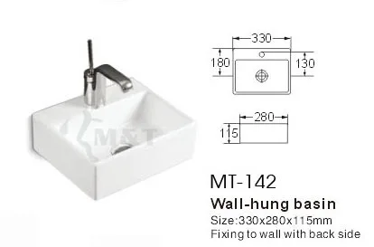factory produce small outside wall wc basin ceramic sink wc