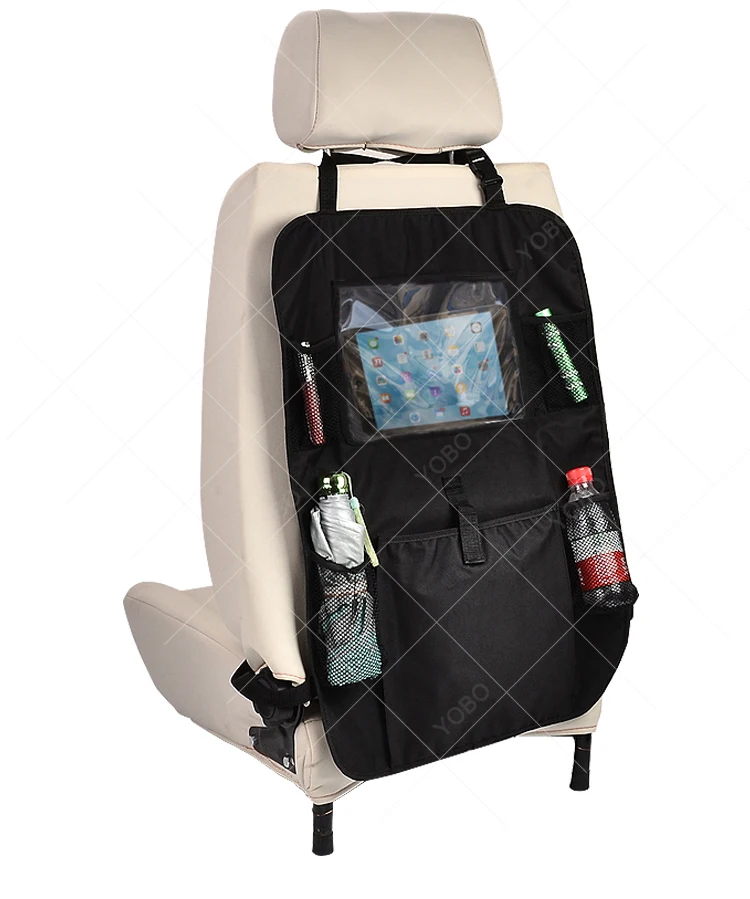 High quality car backseat travel polyester kids back seat organizer