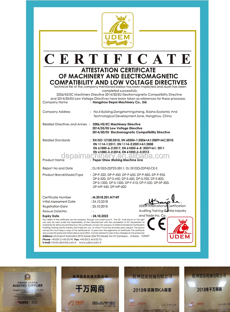 Factory Direct Sale Biodegradable Rice Straw Paper Making Machine Buy