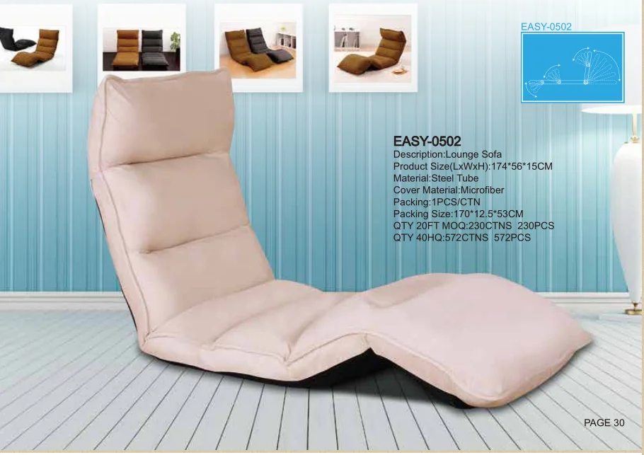 Adjustable Legless Folding Sofa/convertible Lounge Chair Easy-0502 ...