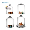 Wholesale Handmade Clear Glass Cake Cover Dining Glass Cake Dome Clear Glass Cake Cover