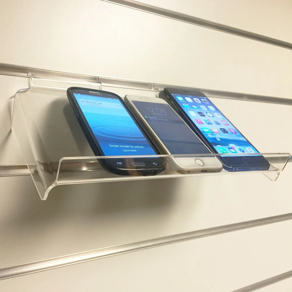 Wall Mount Clear Acrylic Mobile Phone Display Holder Buy Wall Mount