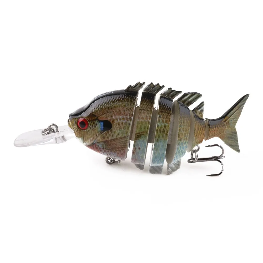 Hengjia Mulit Jointed Swimbait Minnow Fishing Lures 3d