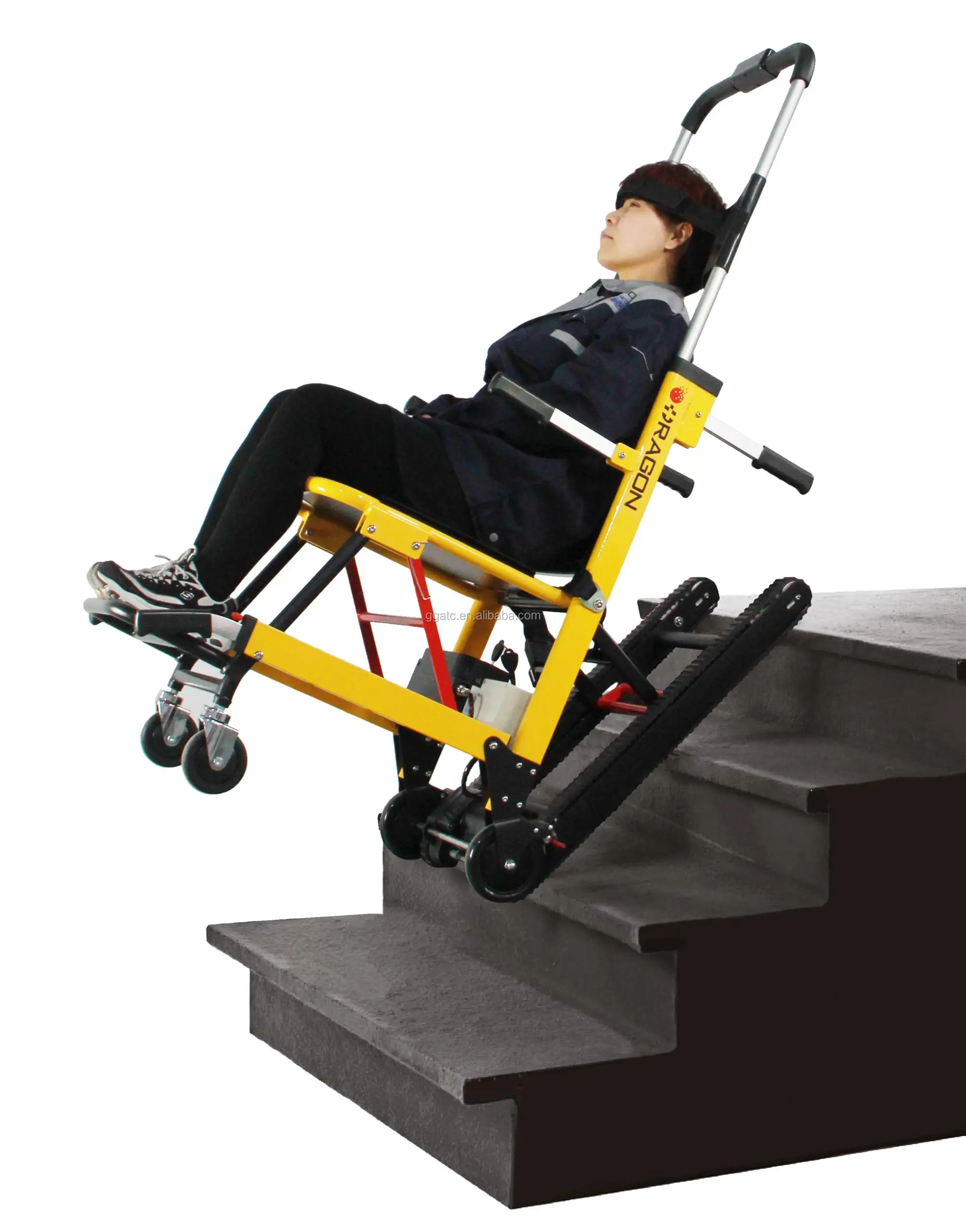 2017 Hot Sale Electric Powered Stair Climbing Wheelchair New Design For