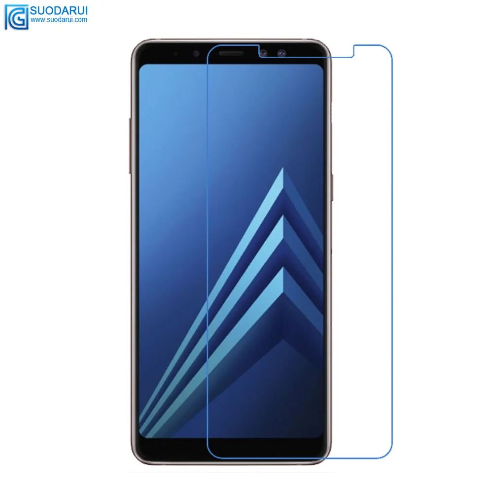 Tempered Glass Screen Protector for SamsungGalaxy A8 A8 Plus 9H 2.5D 0.26mm HD Transparent Film
