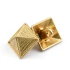 Wholesale Keering gold color shirt metal style button for dress clothing WBKC-226