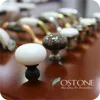 Fashion Furniture Handle Natural Stone Stainless Steel Kitchen Cabinet Drawer Knobs