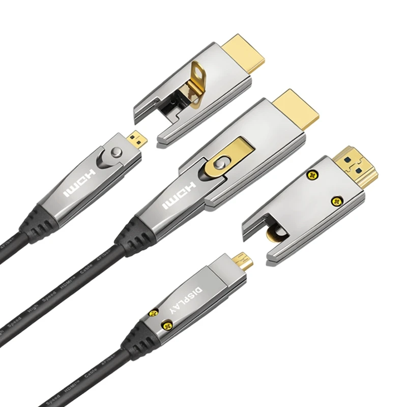 xanuan 有源 hdmi 光纖電纜,帶微型 hdmi 連接器 200m hdmi 電纜 4k