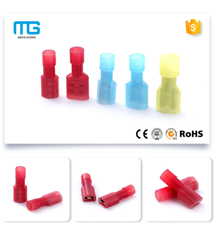 Fdfn Series N Type Nylon Fully Insulated Male And Female Disconnects