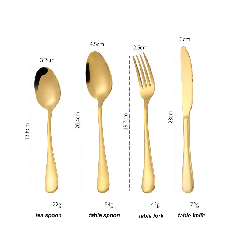 금 stainless steel 식기 set 스테이크 칼 포크 숟가락 brand| Alibaba.com