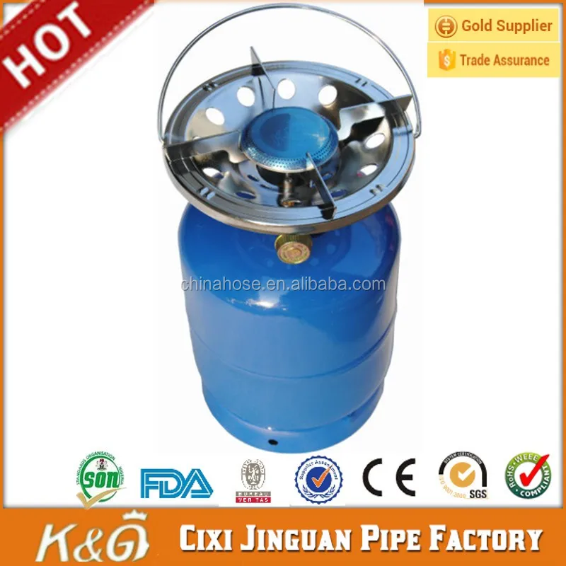 Lpg Gas Cylinder,Propane Gas Cylinder Tank,Portable Gas Stove Cylinders Brass Valve Tank Steel