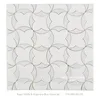 Century Flower Design Nature Stone Water Jet Marble Mosaic Titles