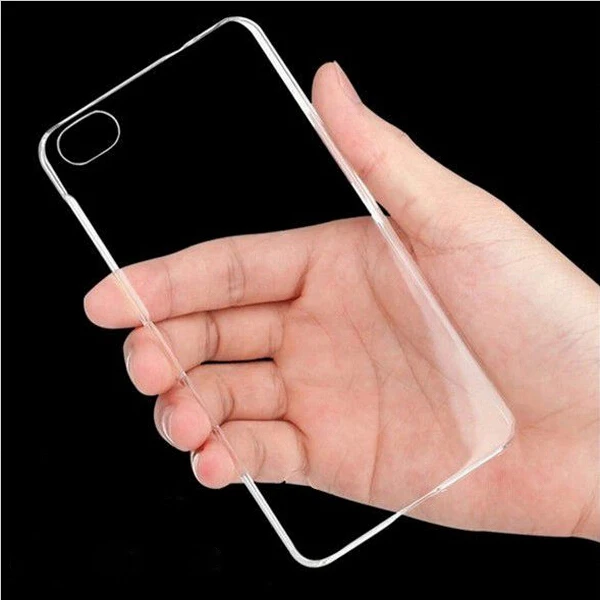 Transparent clear pc case for iphone 6s hard back cover case