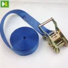 polyester cargo lashing metal handle utility ratchet tie down straps