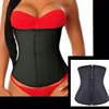 Sexy steel bone triple zipper waist training corsets