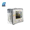 10 pcs Comforter Blanket Storage Bags Clear Vinyl Zipper CYLINDER DIA