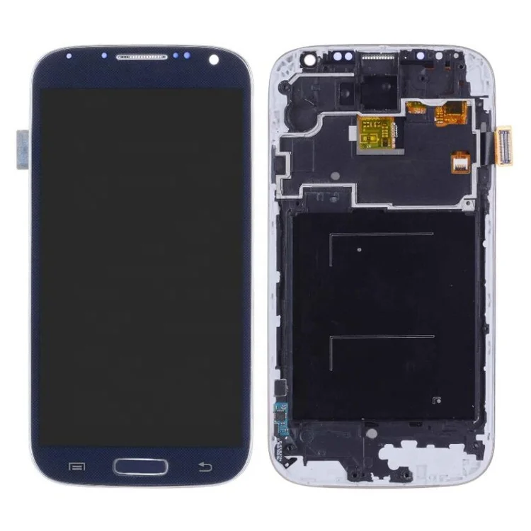 Installed S4 Mini display showing clean edge seal and uniform pixel illumination
