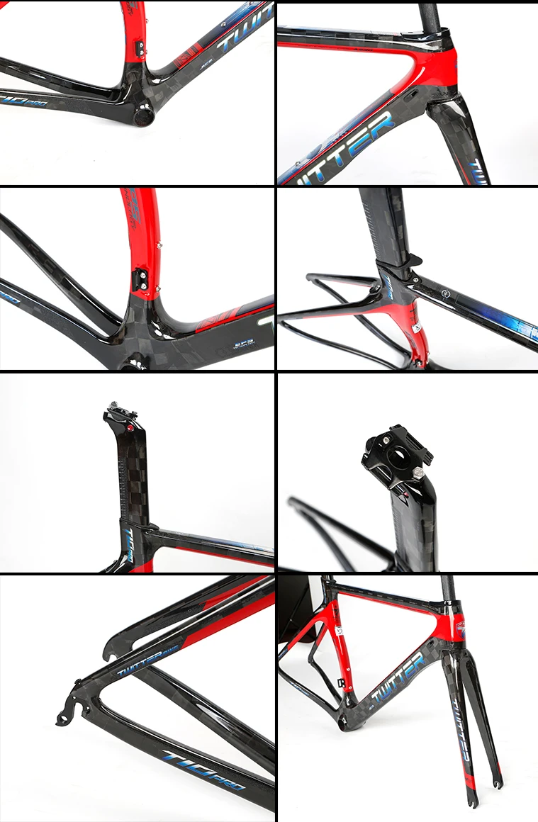 super light carbon road bicycle frame