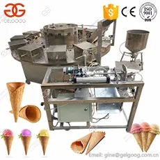 Small Scale Commercial Ice Cream Wafers Cone Making Machine