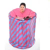 Inflatable one person portable steam steam sauna bath