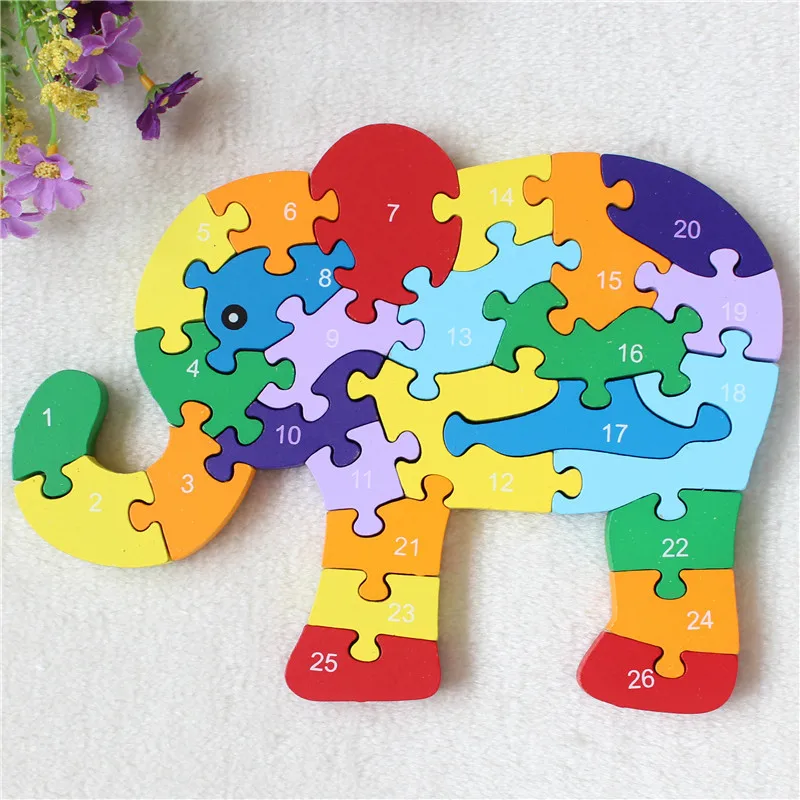 New Design Intelligent 3d Wooden Custom Jigsaw Puzzle / 3d Puzzle Game