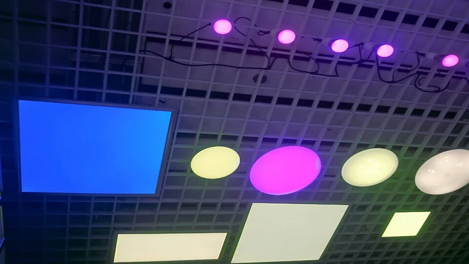 flat ceiling RF remote control 9W 10W 12W 18W 24W 36W 42W 50W 72W 80W colour changing led panel lighting