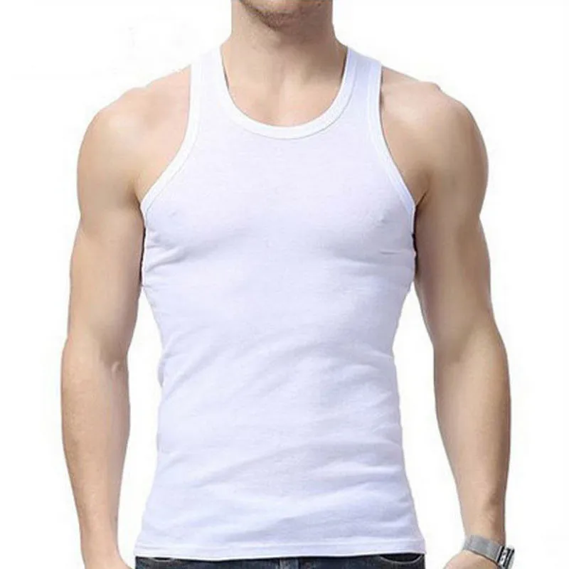 Oem Blank Fitness Bodybuilding Gym Tank Top Vest Men's Clothing ...