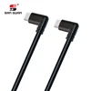 Computer tablet laptop use Right angle 5Gbps usb c to c cable 3.0