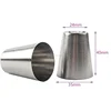 Large size 304 stainless steel Russian piping tips for decorating cake tips set