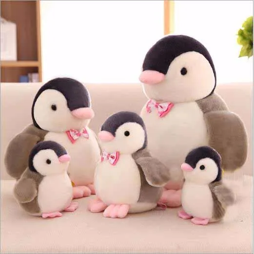 pink penguin plush