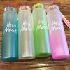 Free samples personalized 480ml water bottle ,canada latest hot selling fancy glass water bottles for kids