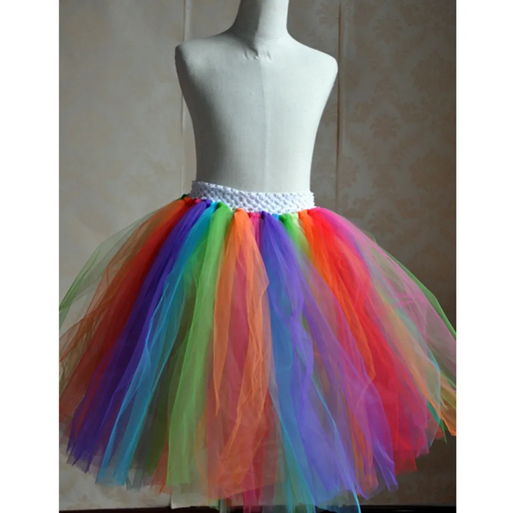 child rainbow tutu