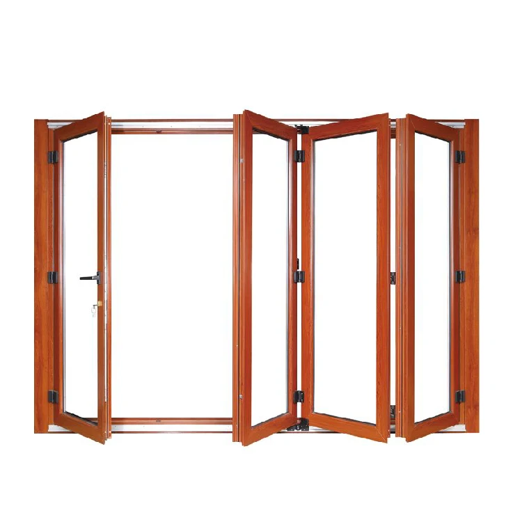 Venta al por mayor exterior de vidrio puertas plegables-Compre online