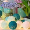 Hot Sale Colorful Decorative Cotton Balls LED Lantern String Light