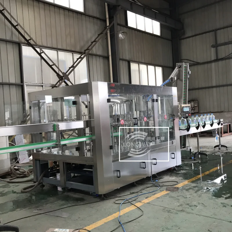 45mm screw cap / 3 in 1 big bottle Monobloc filling machine for Spring Water