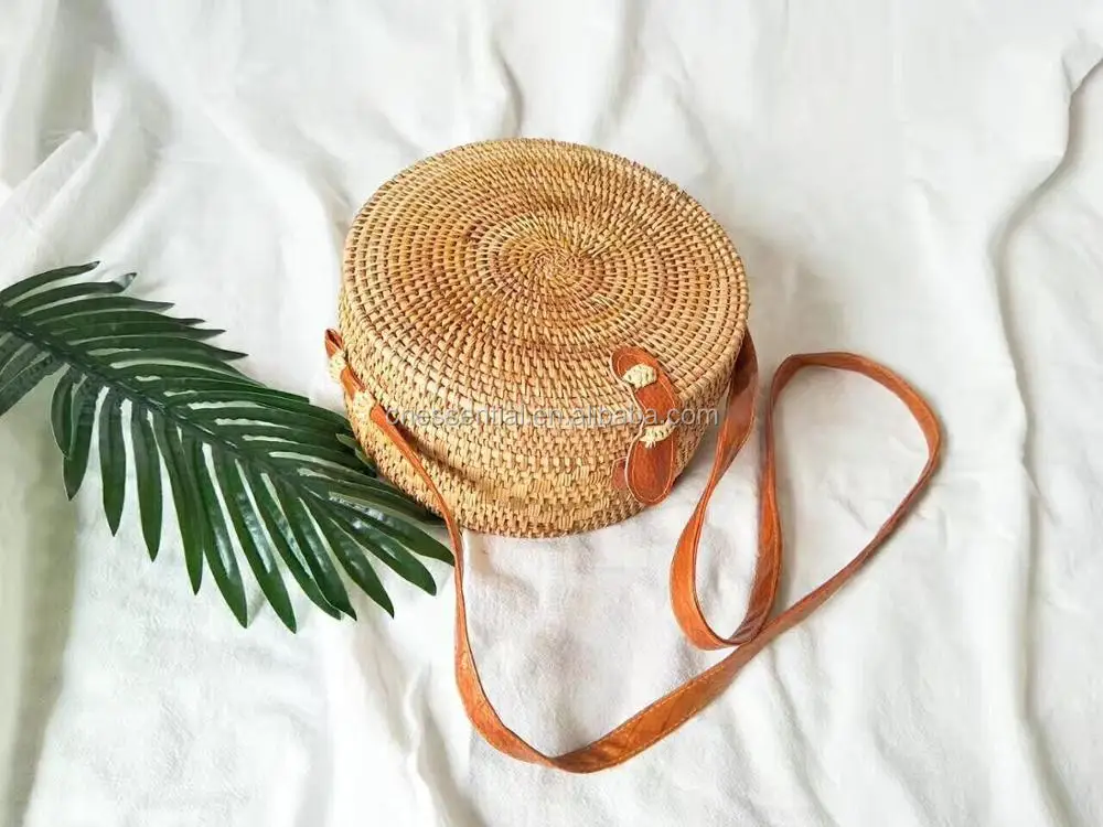 Morocco Bali Beach Bag Round Straw Bag With Long Strap Buy Round