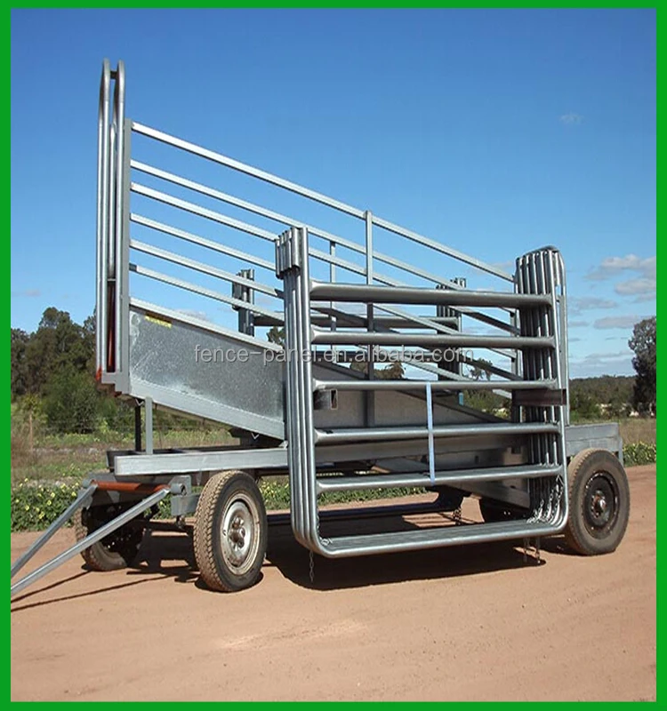 Adjustable Galbanized Cattle Loading Ramp With Sliding Gates Buy