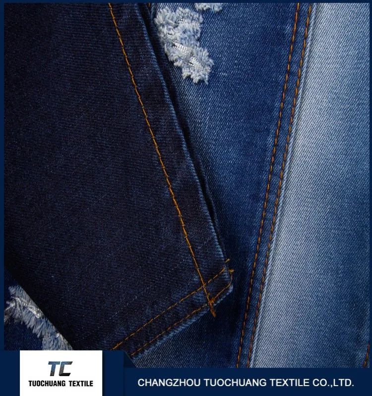 Complex Fancy Style Demin Jeans Fabric Fashion 100 Cotton Pants High