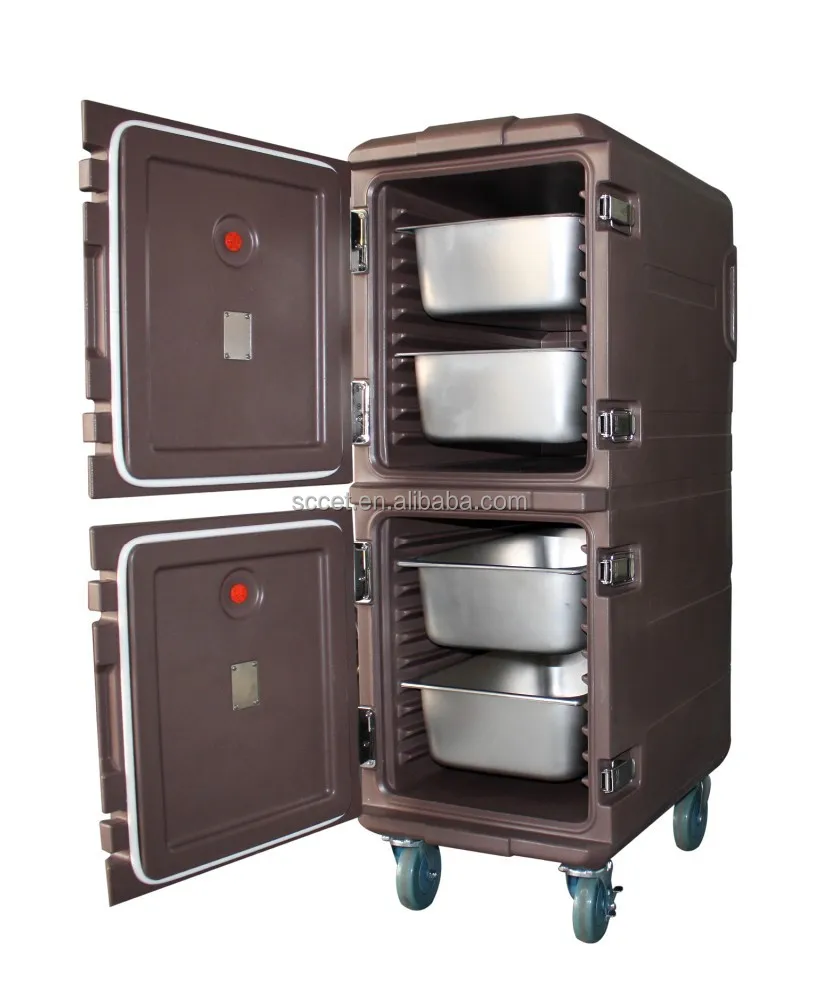 hot and cold food transport containers 