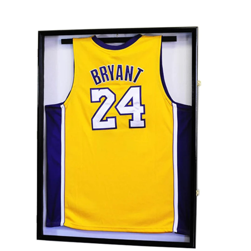 Hot Sale 98 Uv Plexiglass Custom Sports Black Soccer Jersey Frame