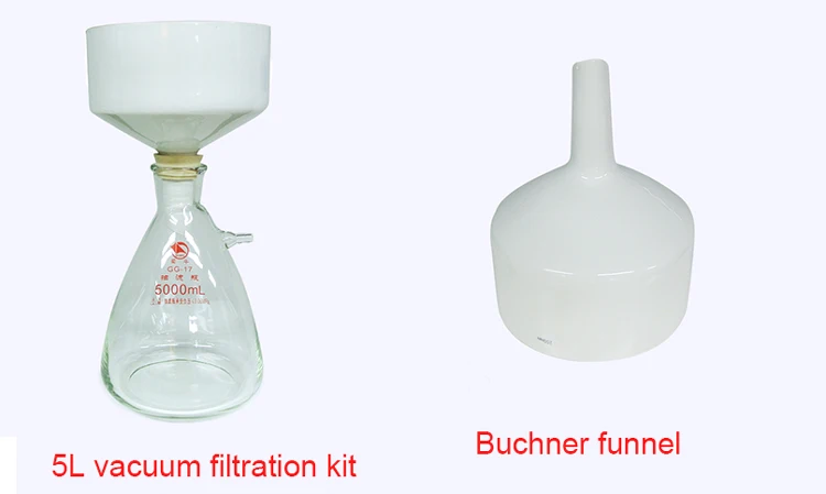 5000ml Vacuum Suction Glass Filtering Filtration Unit with Buchner Funnel