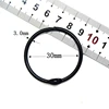Manufacturer Direct Sale 30mm Colored Black Metal Scrapbook Binding Ring