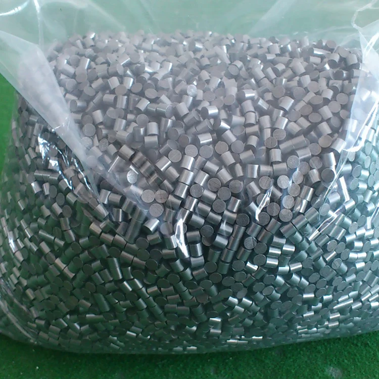 grinding tungsten pellets