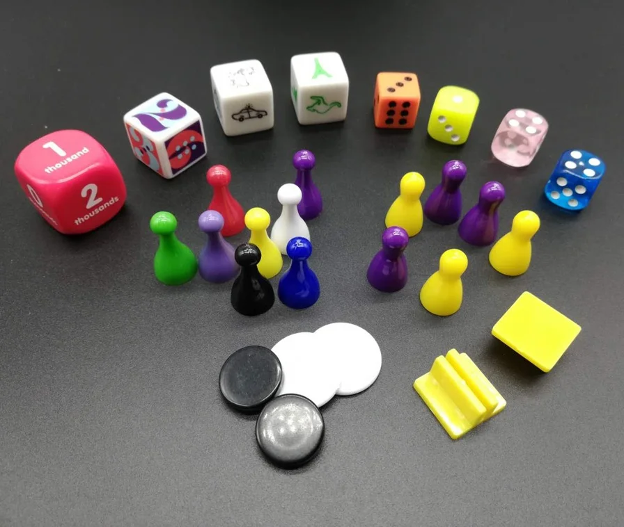 Wholesale High Quality Plastic Board Game Pawn Pieces Game Token
