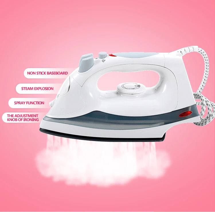 Hotel Electric Iron 3 Temperature Adjustable Hotel Guest Room Iron Bed White Black Steam Iron