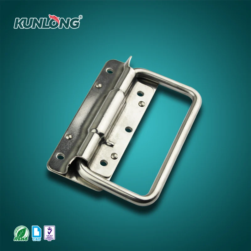 SK4-123 Stainless Steel Spring-Loaded Folding Pull Handle for Chassis ...