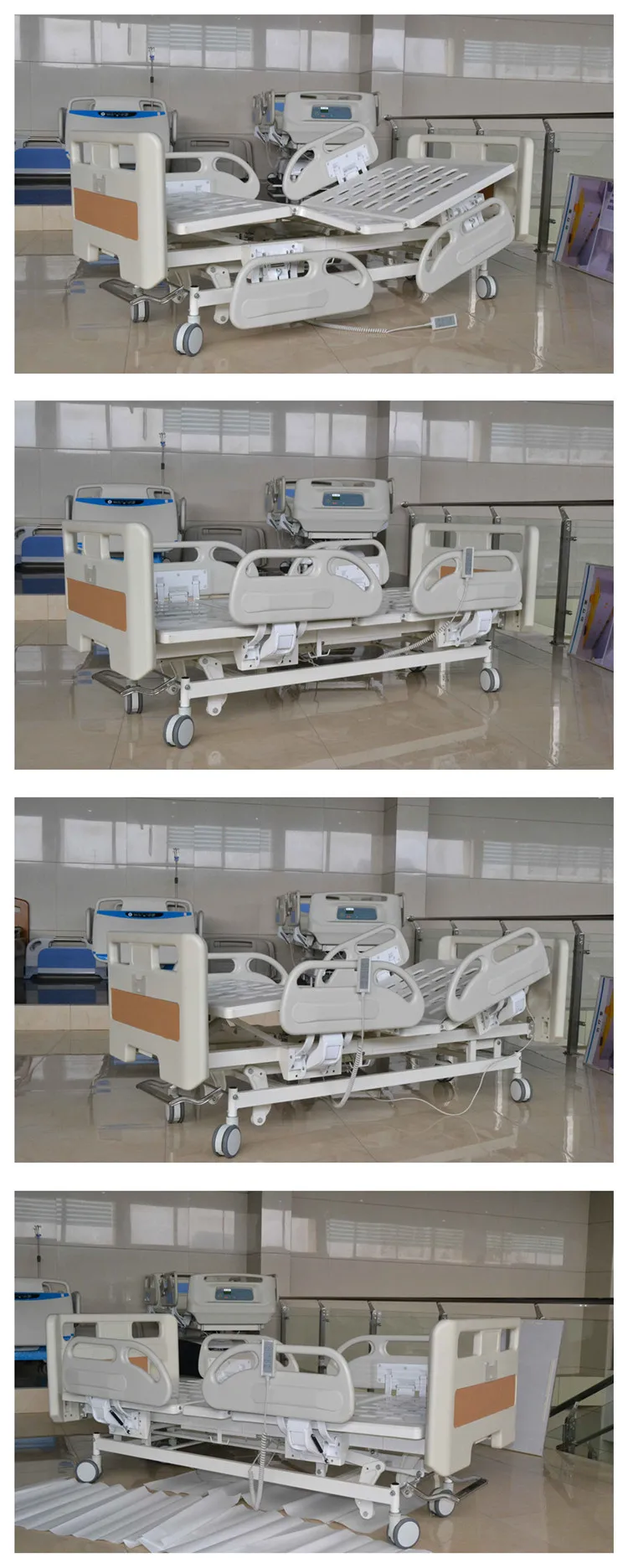 ABS 3 functions hospital furniture medical bed for sale
