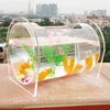 Fancy clear organic glass aquarium fish wholesale round perspex/acrylic/plexiglass aquarium fish wholesale