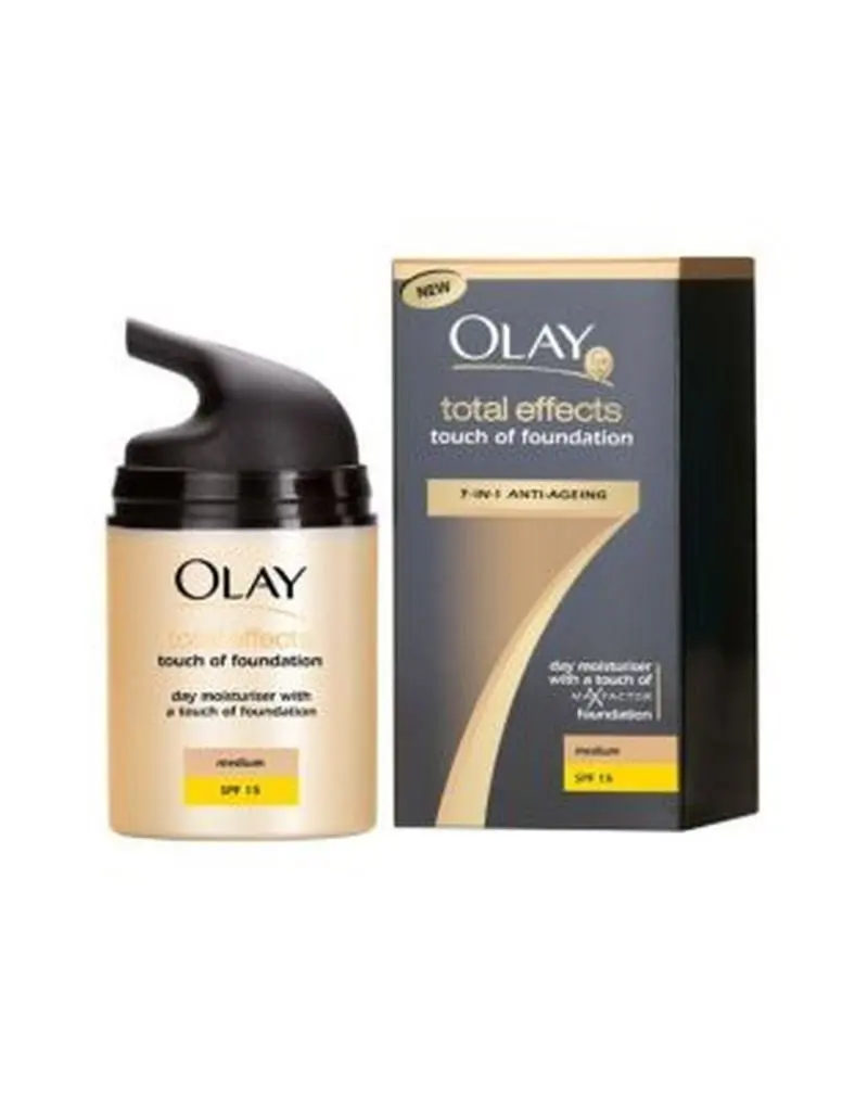 olay touch of foundation medium